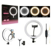 10 Inç Ring Light Sadece Halka Led 3 Renkli Ayarlanabilir Tiktok Youtuber Işığı