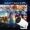 1280 * 720P Akıllı WIFI projektörü Taşınabilir Bluetooth TV Ev sineması HDMI Android Mini projektör,