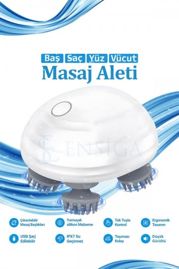 Baş Saç Yüz Vücut Masaj Aleti Çok Fonksiyonlu Saç Derisi Sağlık Bakımı İçin Saç Masaj Aleti