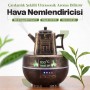 Çaydanlık Şekilli Ultrasonik Aroma Difüzör Uçucu Yağ Konabilir Bronz