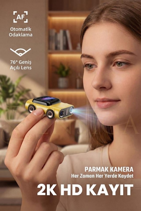 Fenerli Mini Araç Tasarımlı Kamera Video Kayıt Gece Işığı LCD Ekran Mini Kayıt Cihazı Anahtarlık