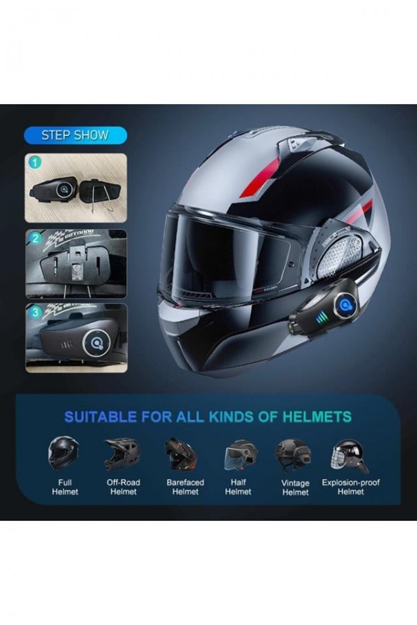 Full HD 1080P Kameralı Motosiklet Kask İçi Bluetooth Kulaklık ve İnterkom Full HD 1080P Kameralı Motosiklet Kask İçi Bluetooth Kulaklık ve İnterkom
