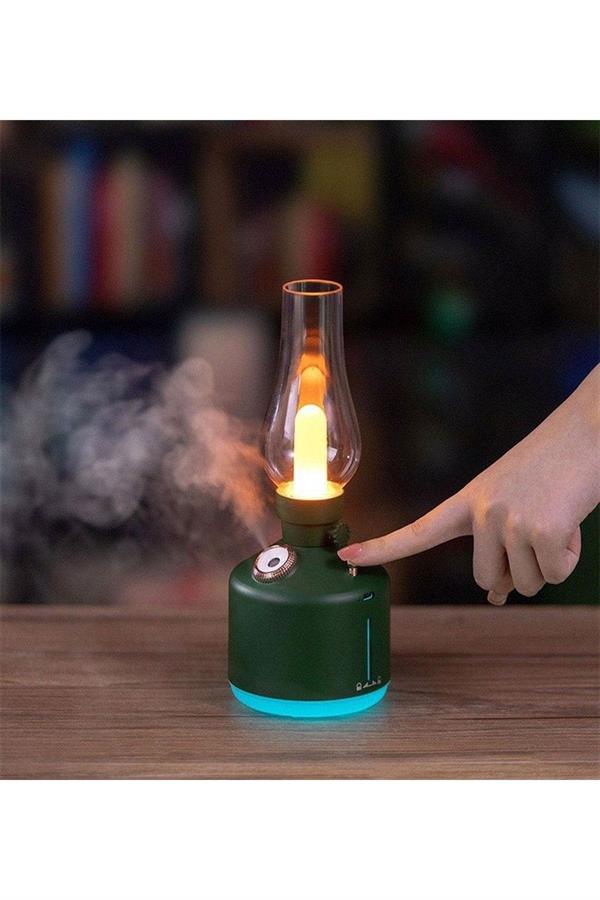 Nostalji Hava Nemlendirici Ile Led Işık Aromaterapi Difüzör Kablosuz Mist Maker Usb Şarj Edilebilir Nostalji Hava Nemlendirici Ile Led Işık Aromaterapi Difüzör Kablosuz Mist Maker Usb Şarj Edilebilir