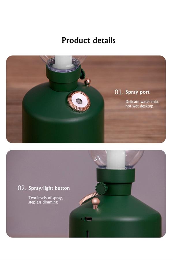 Nostalji Hava Nemlendirici Ile Led Işık Aromaterapi Difüzör Kablosuz Mist Maker Usb Şarj Edilebilir Nostalji Hava Nemlendirici Ile Led Işık Aromaterapi Difüzör Kablosuz Mist Maker Usb Şarj Edilebilir