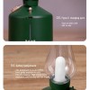 Nostalji Hava Nemlendirici Ile Led Işık Aromaterapi Difüzör Kablosuz Mist Maker Usb Şarj Edilebilir Nostalji Hava Nemlendirici Ile Led Işık Aromaterapi Difüzör Kablosuz Mist Maker Usb Şarj Edilebilir
