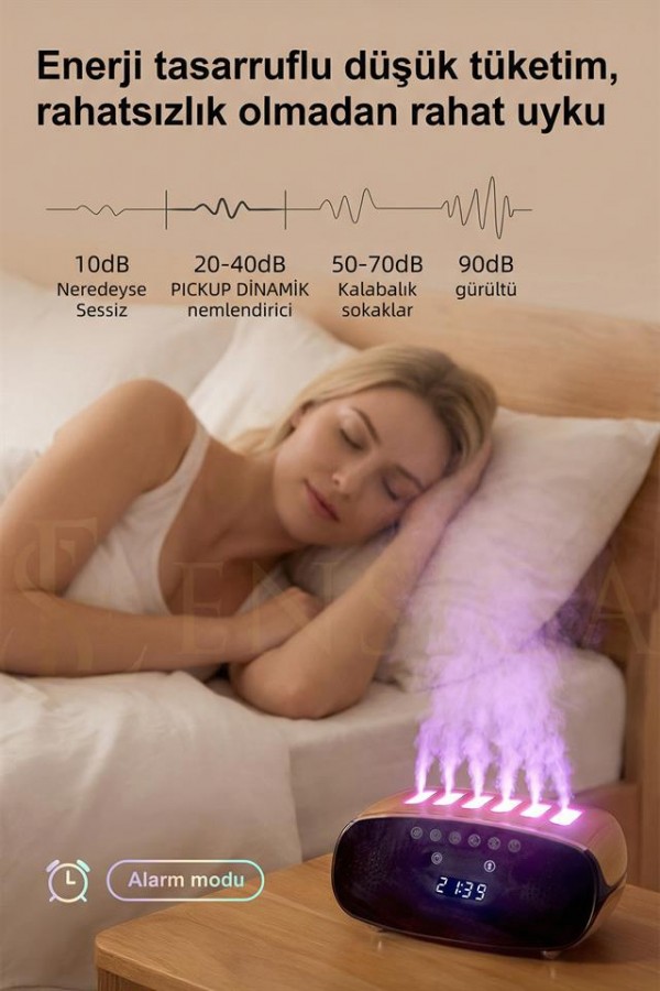 Speaker Özellikli Bluetooth Işıklı Hava Nemlendirici Aroma Difüzör Hava Nemlendirici 500ML Speaker Özellikli Bluetooth Işıklı Hava Nemlendirici Aroma Difüzör Hava Nemlendirici 500ML