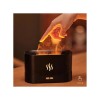 Ultrasonic Hava Nemlendirici Buhar Makinesi Alev Efektli 3D Aroma Difüzör (Siyah) Ultrasonic Hava Nemlendirici Buhar Makinesi Alev Efektli 3D Aroma Difüzör (Siyah)