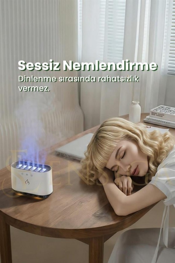 Ultrasonik Hava Nemlendirici Buhar Makinesi 6 Sprey Rgb Modlu Sese Duyarlı 900ml Ultrasonik Hava Nemlendirici Buhar Makinesi 6 Sprey Rgb Modlu Sese Duyarlı 900ml