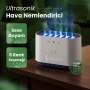 Ultrasonik Hava Nemlendirici Buhar Makinesi 6 Sprey Rgb Modlu Sese Duyarlı 900ml