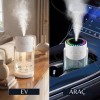 Yağmur Damlası Efektli Ultrasonik Hava Nemlendirici & Aroma Difüzör RGB Işıklı