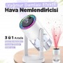Yağmur Damlası Efektli Ultrasonik Hava Nemlendirici & Aroma Difüzör RGB Işıklı